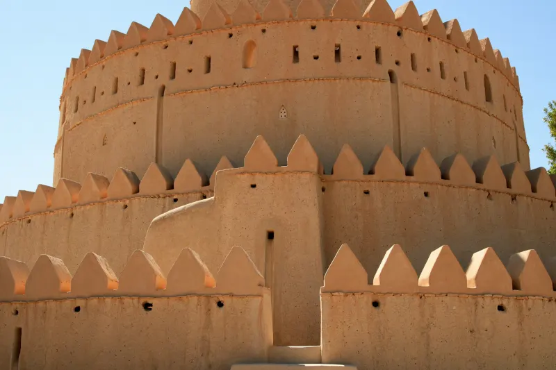 Historic mud-brick fort in Al Ain visited on a private Al Ain city tour