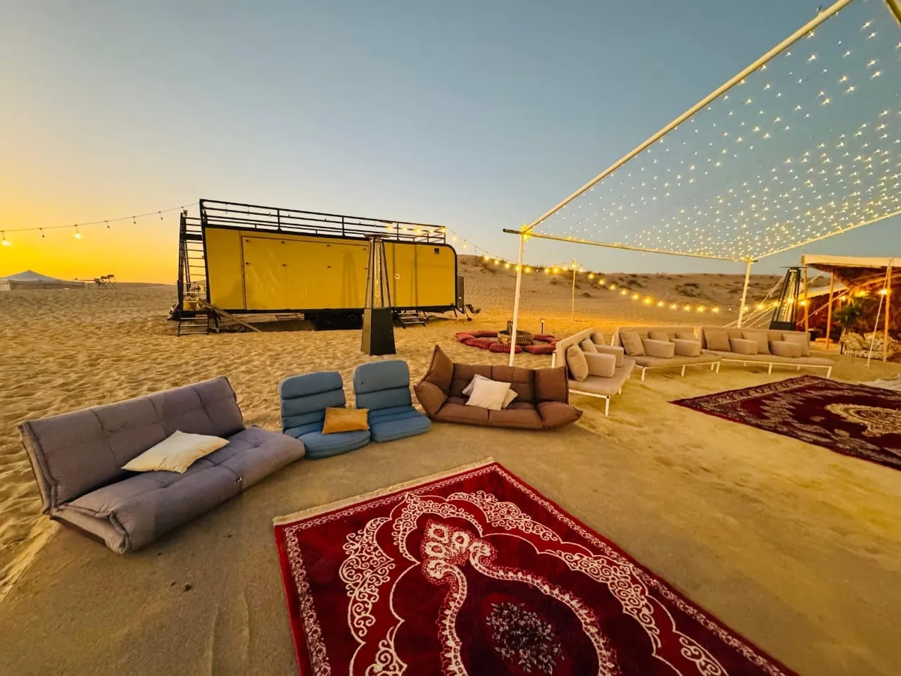 buggy ride in arabian desert