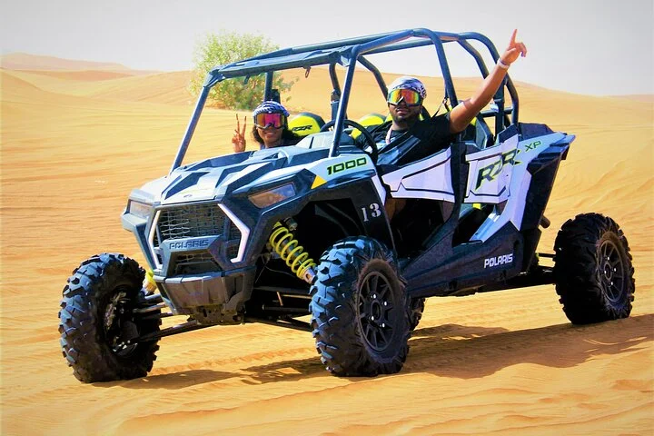 polaris buggy ride couple